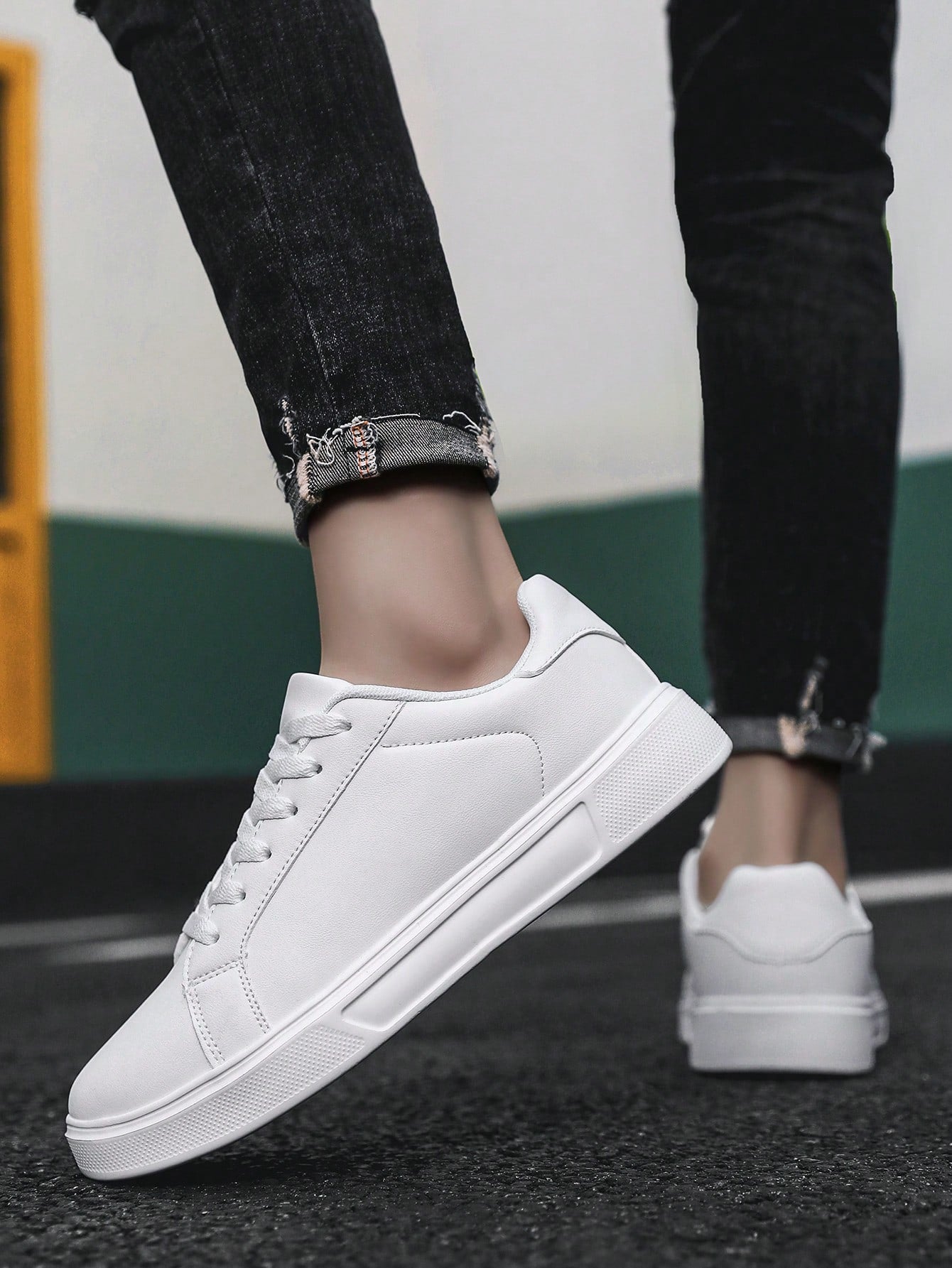 White Canvas Sneakers