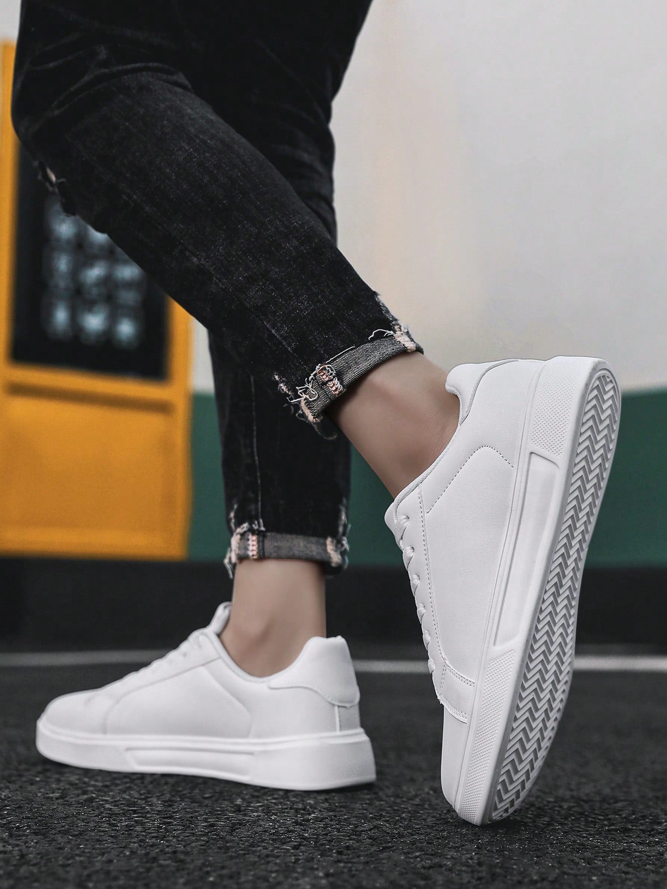 White Canvas Sneakers