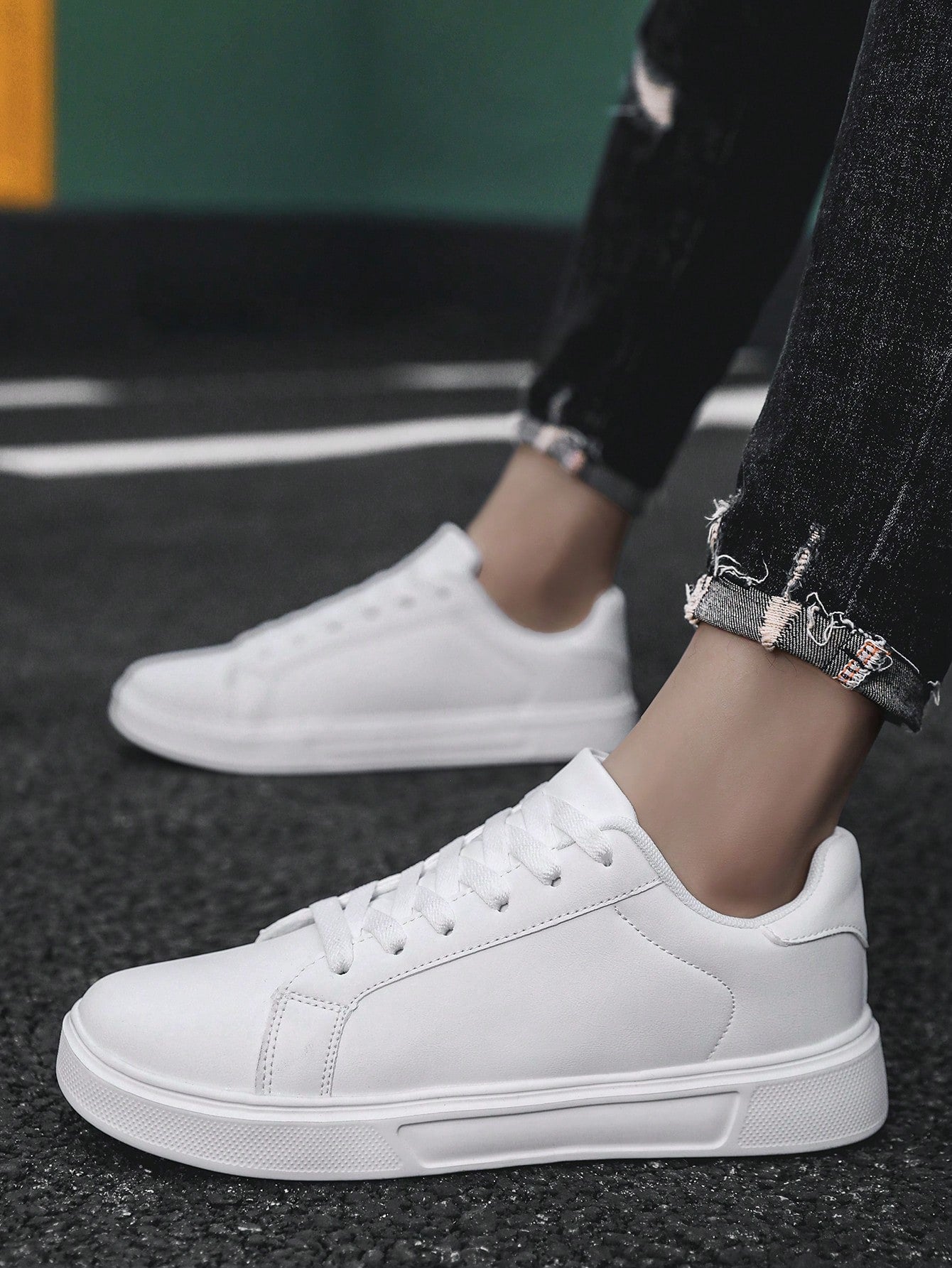 White Canvas Sneakers