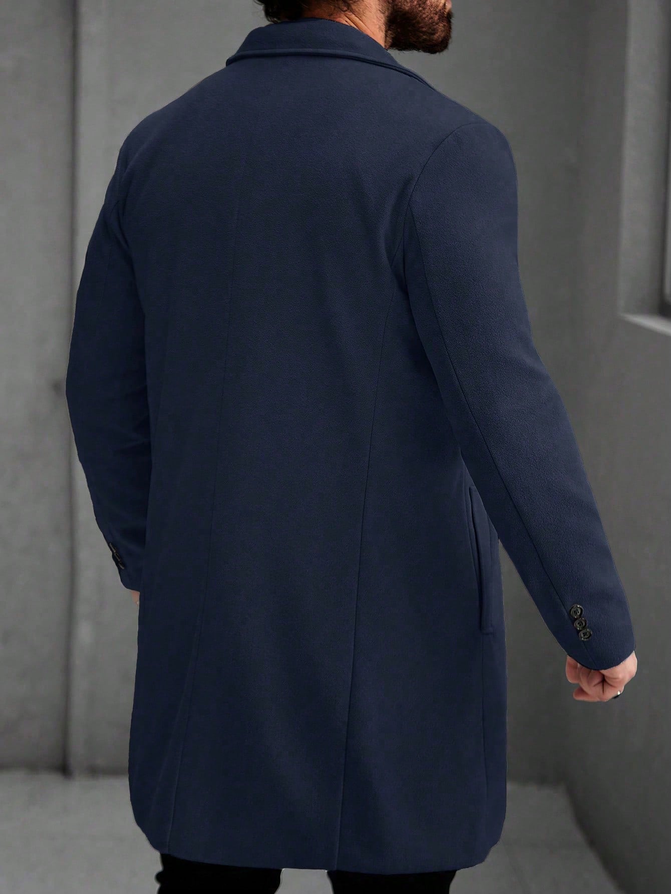 Navy Autumn/Winter Overcoat